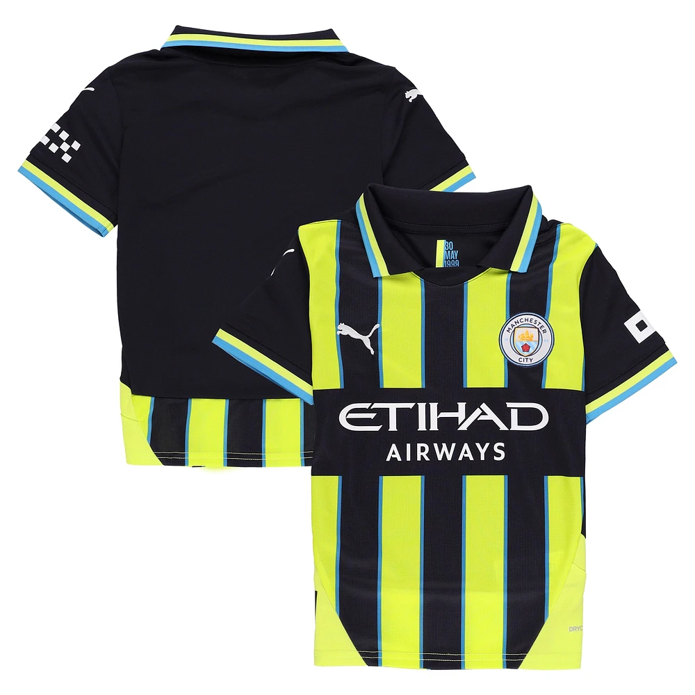 Youth Puma Navy Manchester City 2024/25 Away Replica Jersey