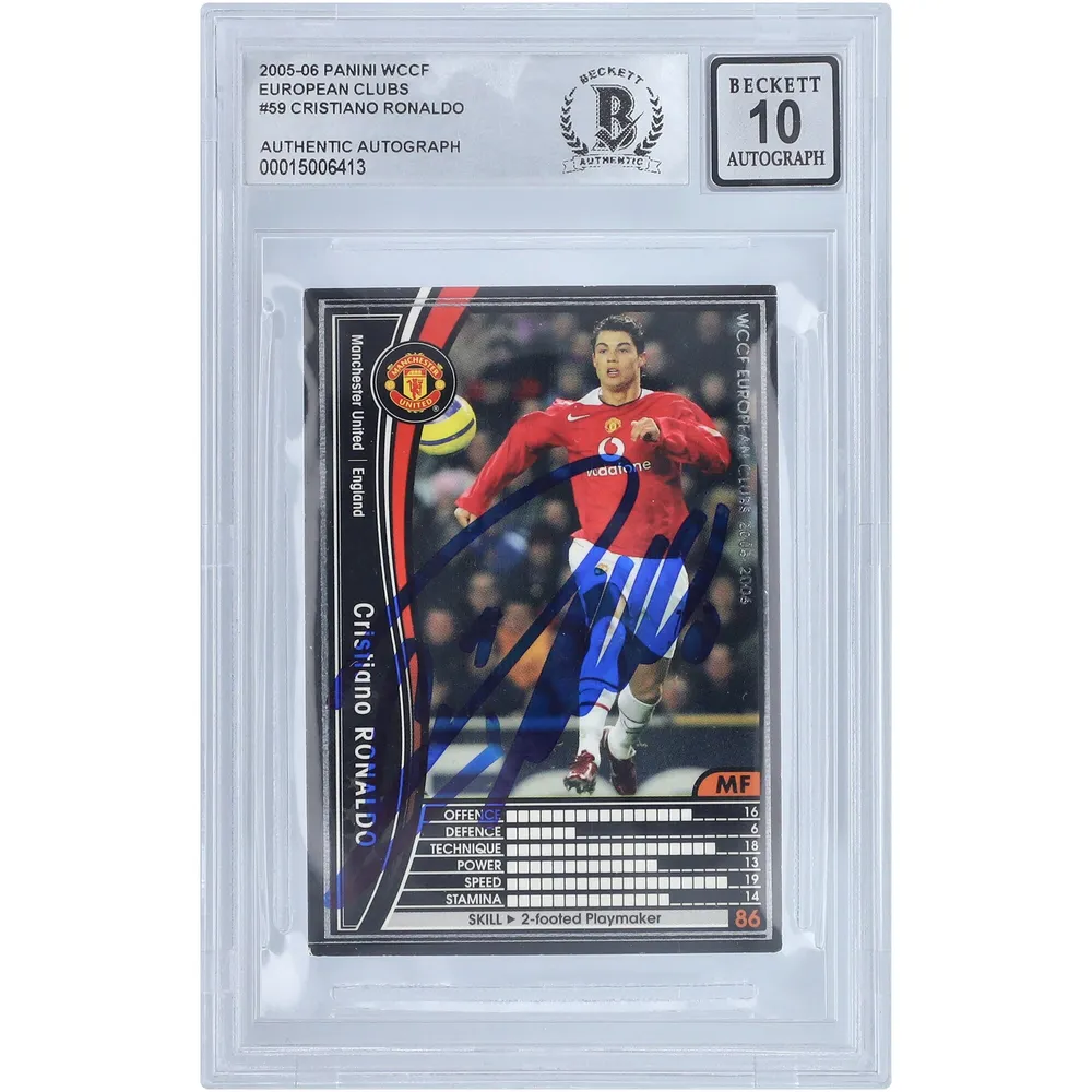 Cristiano Ronaldo Manchester United Fanatics Authentic Autographed