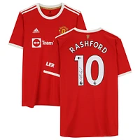 Marcus Rashford Manchester United Autographed Adidas 2021-22 Red Jersey