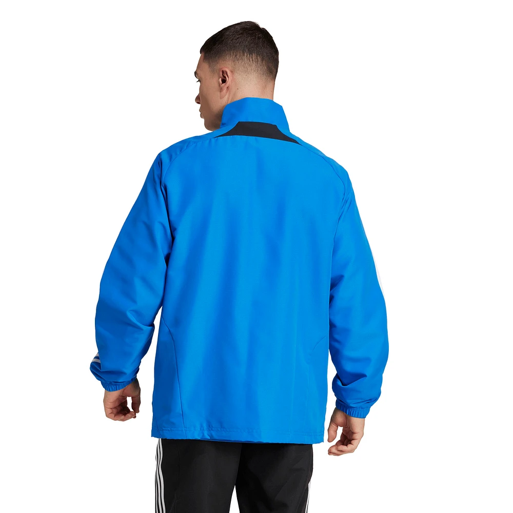Veste de survêtement zippée intégrale adidas Urban Purist AEROREADY bleue Manchester United pour homme