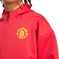 Men's adidas  Red Manchester United 2025/26 Anthem Full-Zip Jacket