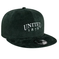 Men's New Era  Green Manchester United Bobble Terry 9FIFTY Snapback Hat