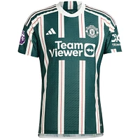 Men's adidas Alejandro Garnacho Green Manchester United 2023/24 Away Authentic Player Jersey