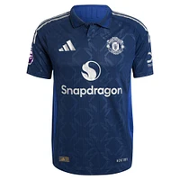 Maillot de joueur authentique adidas Alejandro Garnacho pour homme, bleu marine, Manchester United 2024/25 extérieur