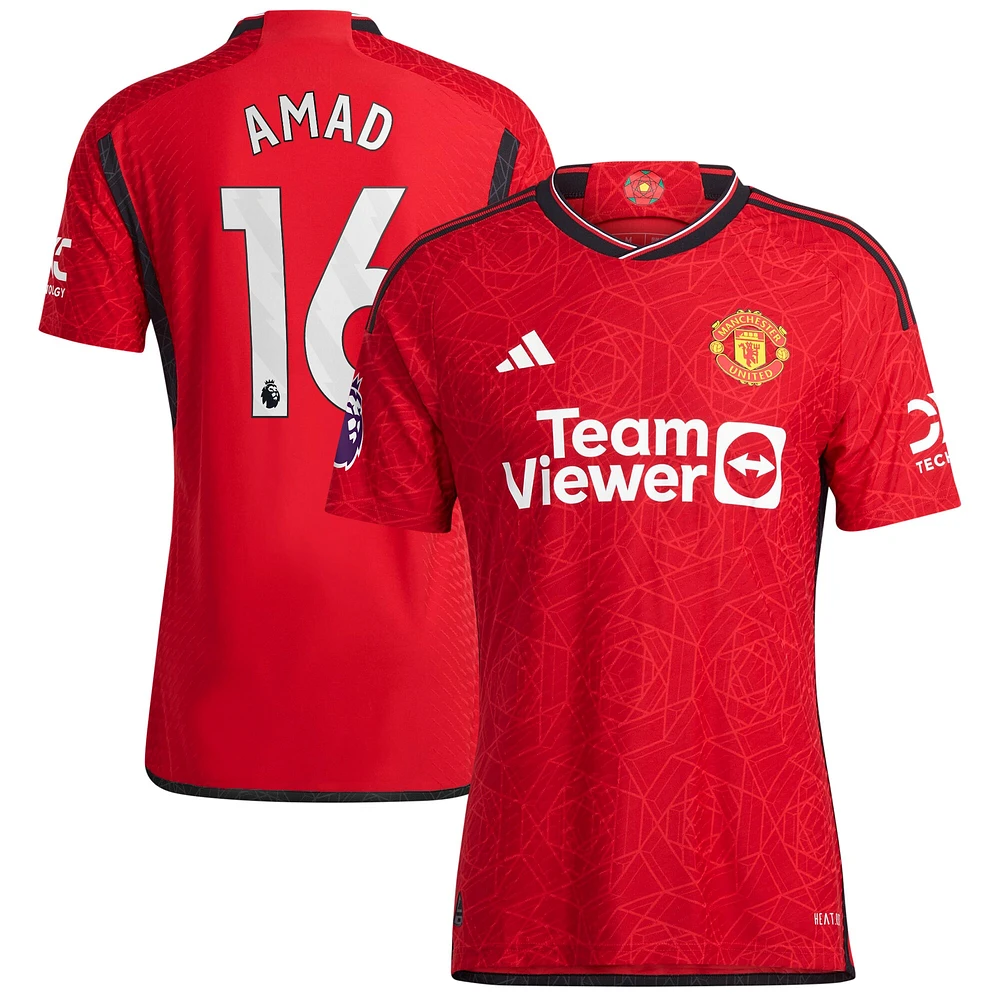 Men's adidas Amad Diallo Manchester United Authentic Player Jersey