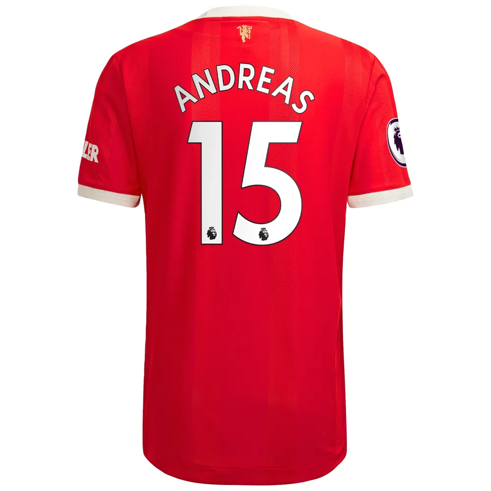 : adidas Men's Manchester United Home Authentic Soccer Jersey  2021/22 (Small) Red : Sports & Outdoors