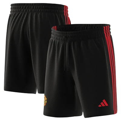 Short adidas noir Manchester United DNA pour hommes