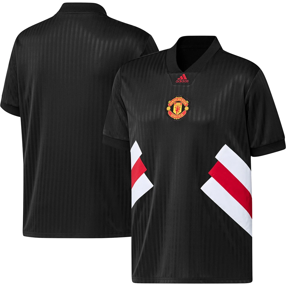 Maillot Manchester United Football Icon adidas noir pour homme