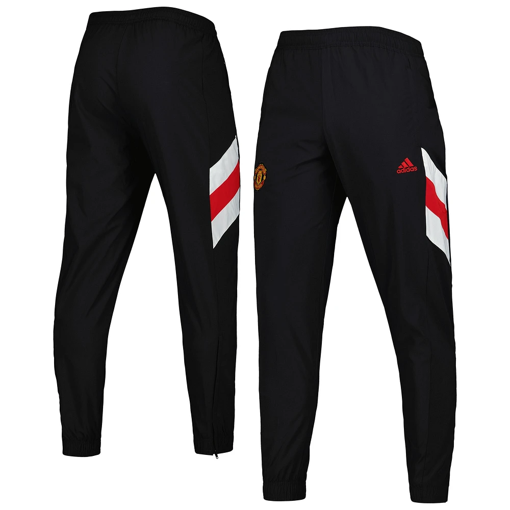 Men's adidas Black Manchester United Football Icon Training Pants