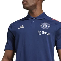 Men's adidas Blue Manchester United Tiro 24 Polo