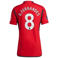 Maillot de joueur authentique adidas Bruno Fernandes rouge Manchester United / domicile pour homme