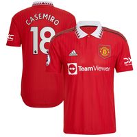 Men's adidas Carlos Casemiro Red Manchester United 2022/23 Home Authentic Player Jersey