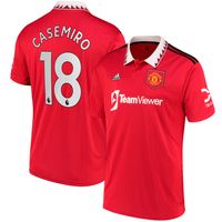 Men's adidas Carlos Casemiro Red Manchester United 2022/23 Home Replica Player Jersey