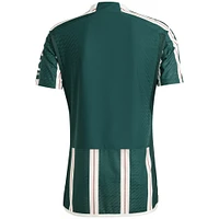 Maillot adidas Manchester United 2023/24 Extérieur Authentique Vert pour Homme