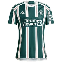 Maillot réplique extérieur Manchester United 2023/24 adidas vert pour homme