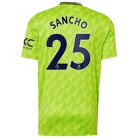 Men's adidas Neon Green Manchester United 2022/23 Third Replica Jersey