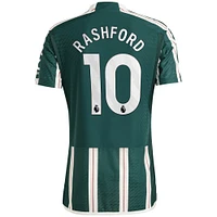 Maillot de joueur authentique extérieur Manchester United 2023/24 adidas Marcus Rashford vert pour homme