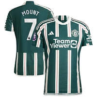 Men's adidas Mason Mount Green Manchester United 2023/24 Away Authentic Player Jersey