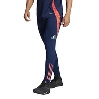 Pantalon d'entraînement adidas bleu marine Manchester United 2024/25 AEROREADY pour homme