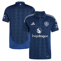 Maillot adidas bleu marine Manchester United 2024/25 extérieur réplique pour homme