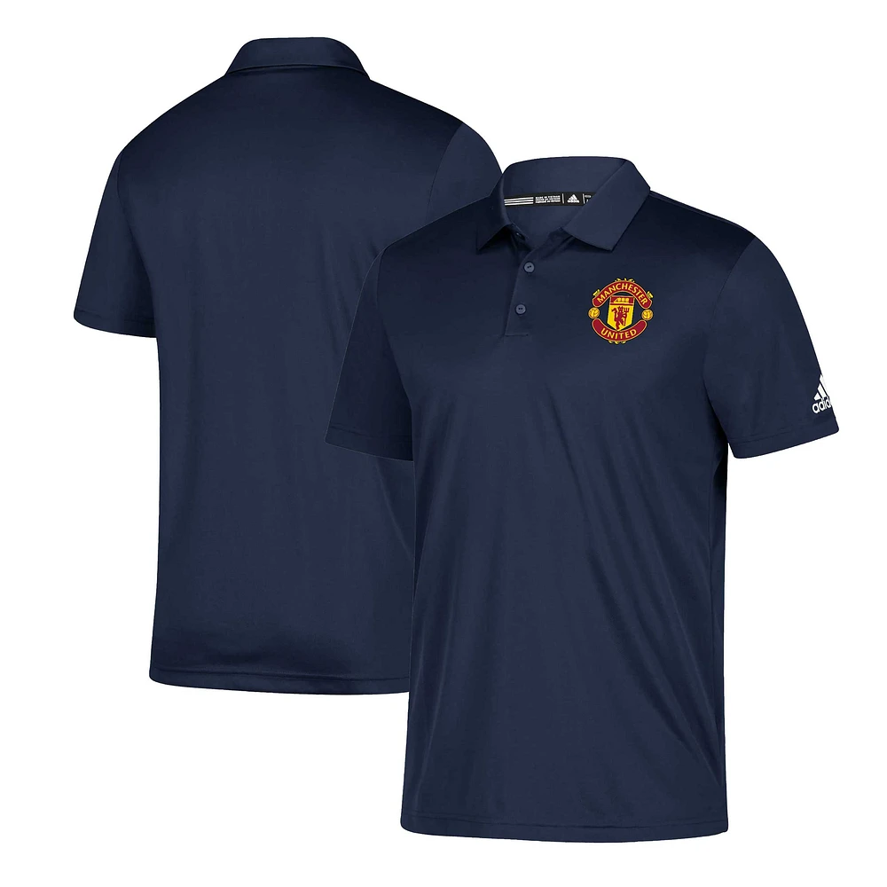 Men's adidas Navy Manchester United Grind climalite Polo