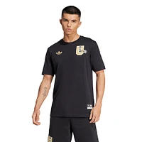 Men's adidas Originals Black Manchester United Varsity Pack T-Shirt