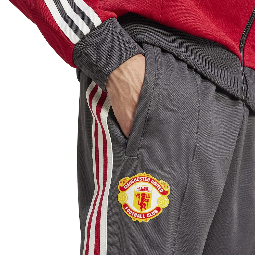 Pantalon de survêtement adidas Originals Manchester United noir pour homme