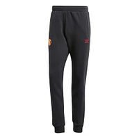 Men's adidas Originals  Black Manchester United Essentials Pants