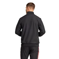 Men's adidas Originals  Black Manchester United Terrace Icons Collection Full-Zip Track Jacket