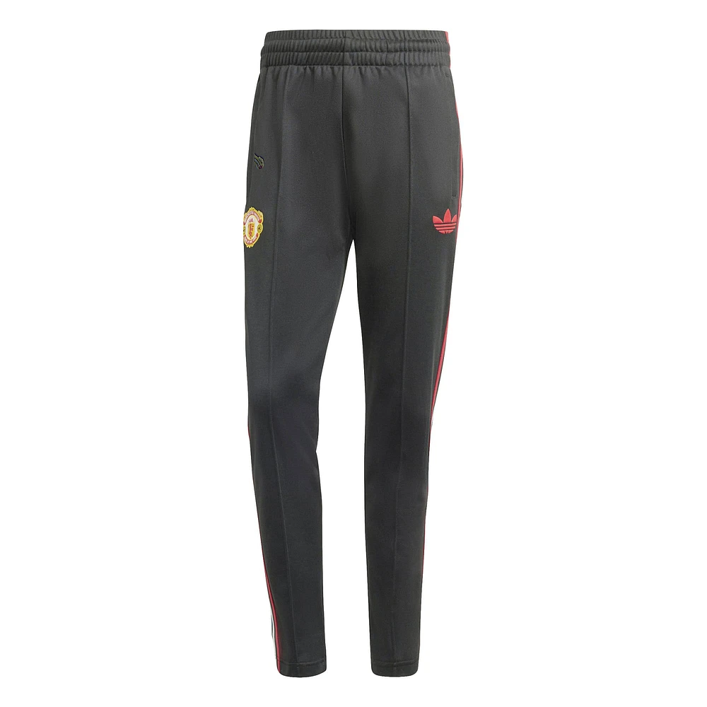 Men's adidas Originals Black Manchester United x Stone Roses 2023/24 Track Pants