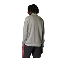 Haut demi-zippé adidas Originals Manchester United gris pour homme