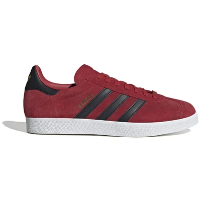 Chaussures adidas Originals rouges Manchester United Team Gazelle pour hommes