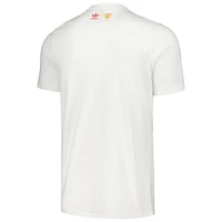 T-shirt Manchester United Club adidas Originals pour homme, blanc