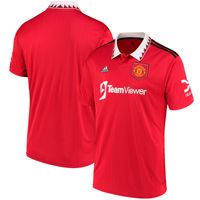 Men's adidas Red Manchester United 2022/23 Home Replica Blank Jersey