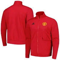 Veste adidas Manchester United 2023/24 Anthem Full-Zip rouge pour homme