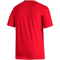 T-shirt adidas rouge Manchester United Dassler pour homme