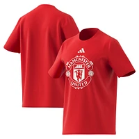 Men's adidas Red Manchester United DNA T-Shirt