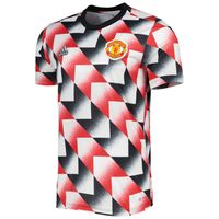 Men's adidas White Manchester United 2022 Pre-Match Top