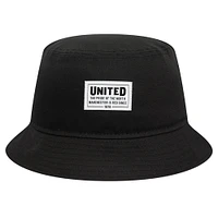 Men's New Era Black Manchester United Stitch Patch Bucket Hat