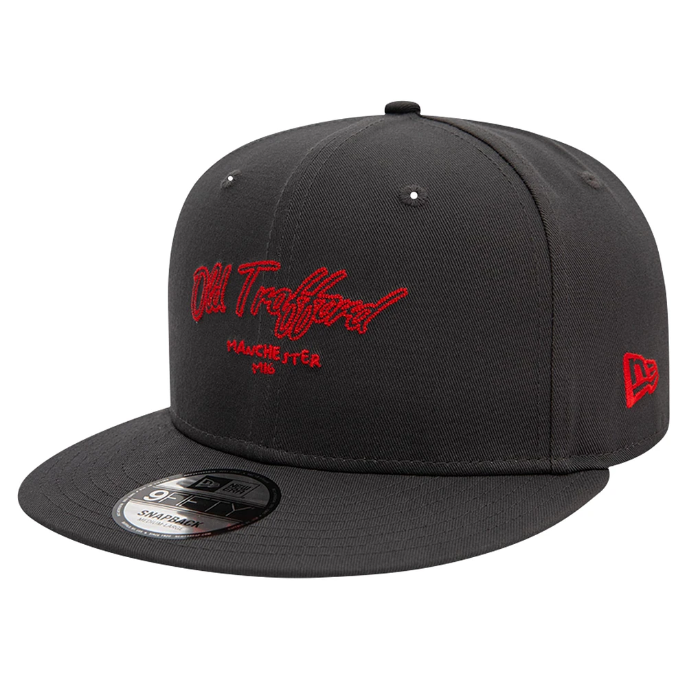 Casquette Snapback 9FIFTY Manchester United Repreve Chainstitch New Era pour hommes