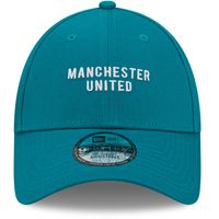 Men's New Era Turquoise Manchester United Seasonal 9FORTY Adjustable Hat