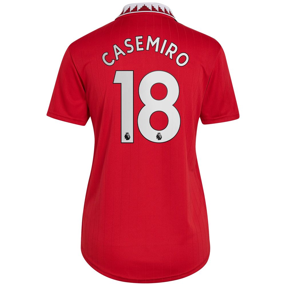 Women's adidas Carlos Casemiro Red Manchester United 2022/23 Home Replica Player Jersey