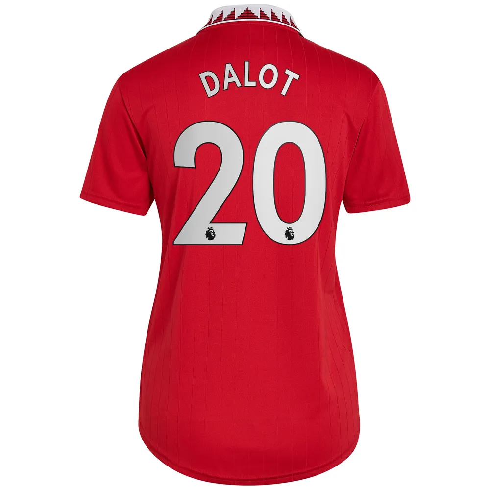 Maillot Femme Adidas Diogo Dalot Rouge Manchester United 2022/23 Home Replica Player