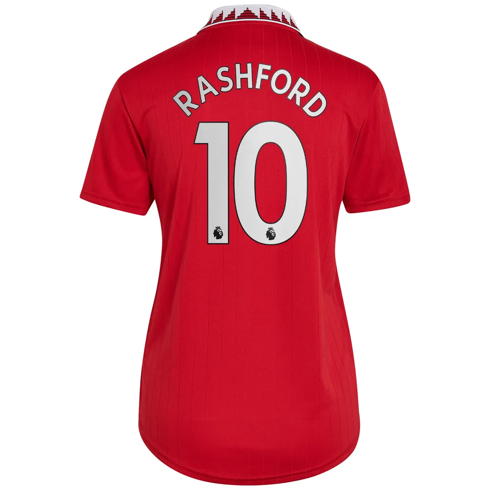 Maillot Manchester United 2022/23 Home Replica Player adidas Marcus Rashford rouge pour femme