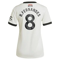 Maillot réplique pour femme adidas Originals Bruno Fernandes crème Manchester United 2024/25 Third