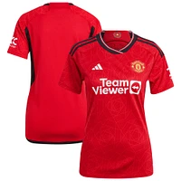 Maillot réplique domicile adidas Manchester United 2023/24 rouge pour femme