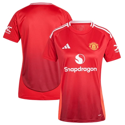 Maillot adidas femme rouge Manchester United 2024/25 domicile réplique