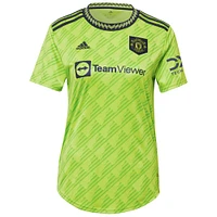 Maillot Manchester United 2022/23 Third Replica Player adidas Victor Lindelof vert fluo pour femme