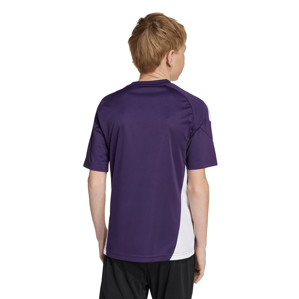 Maillot d'entraînement violet adidas pour jeunes Manchester United 2025/26
