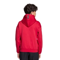 Veste zippée intégrale adidas rouge Manchester United 2025/26 Anthem pour jeunes